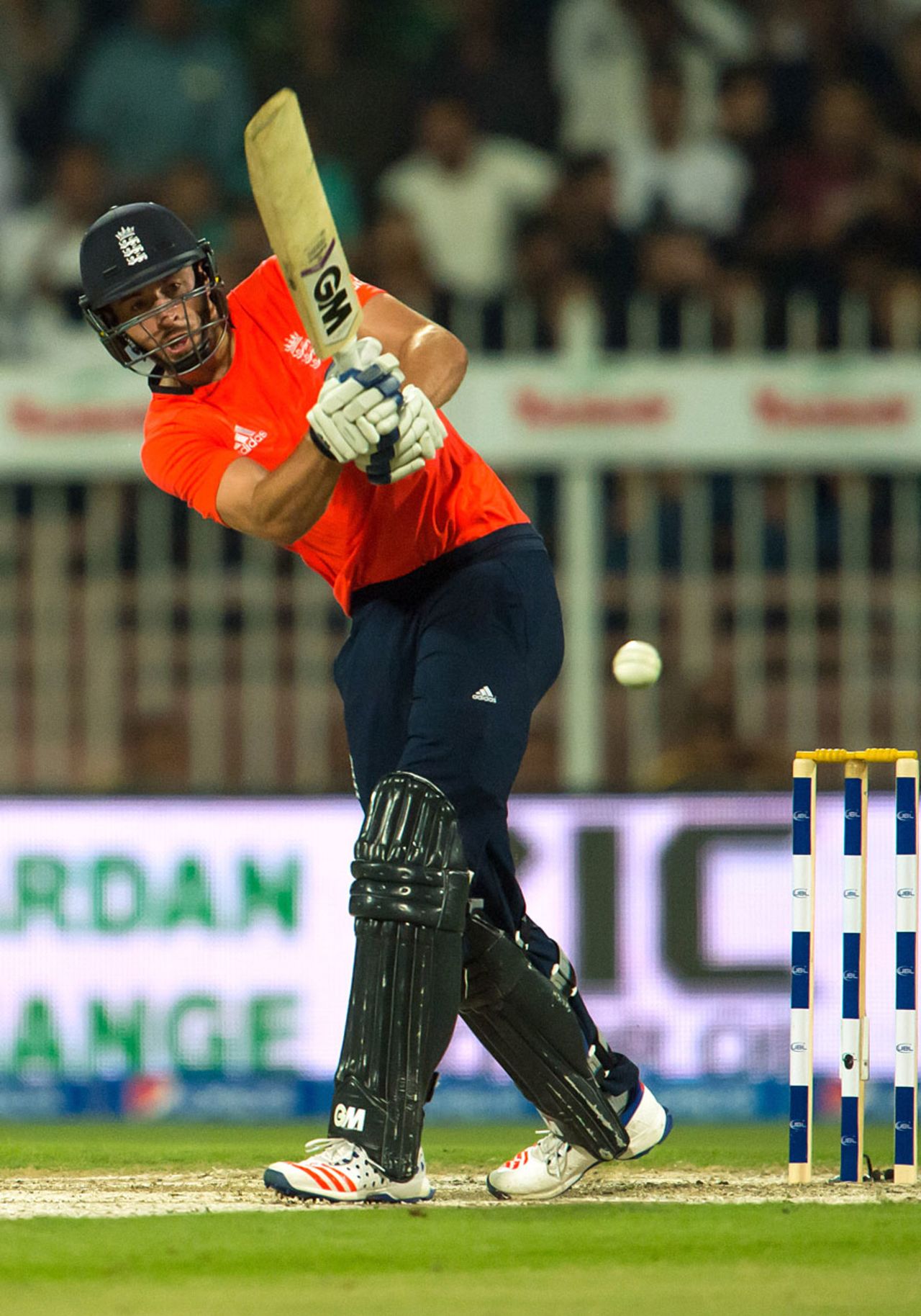 James Vince tucks through the leg side after being promoted to open, Pakistan v England, 3rd T20, Sharjah, November 30, 2015
