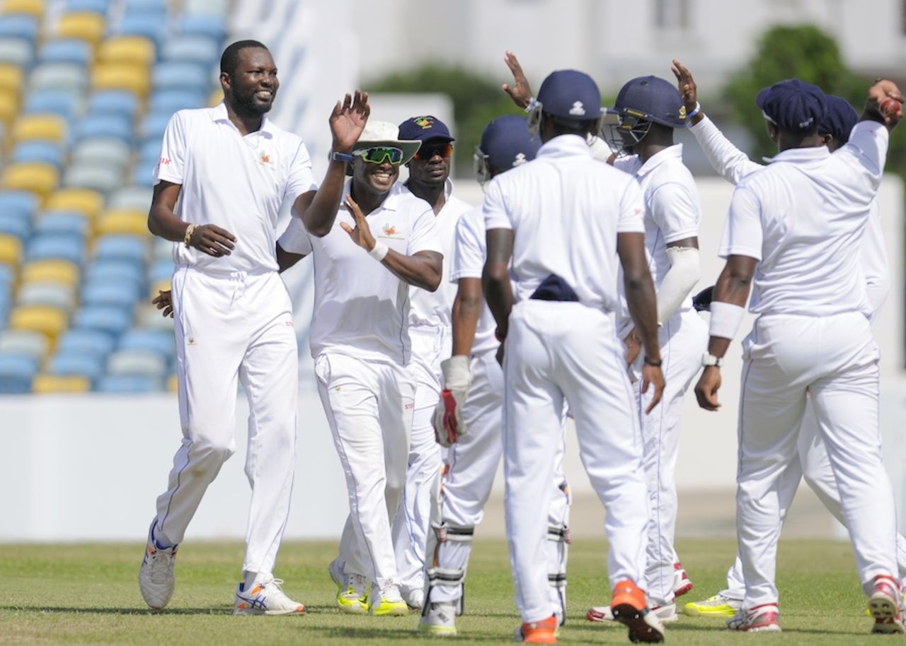 Sulieman Benn took four wickets in the second innings, Barbados v Leeward Islands, WICB Professional Cricket League Regional 4 Day Tournament, Bridgetown, 3rd day, December 13, 2015