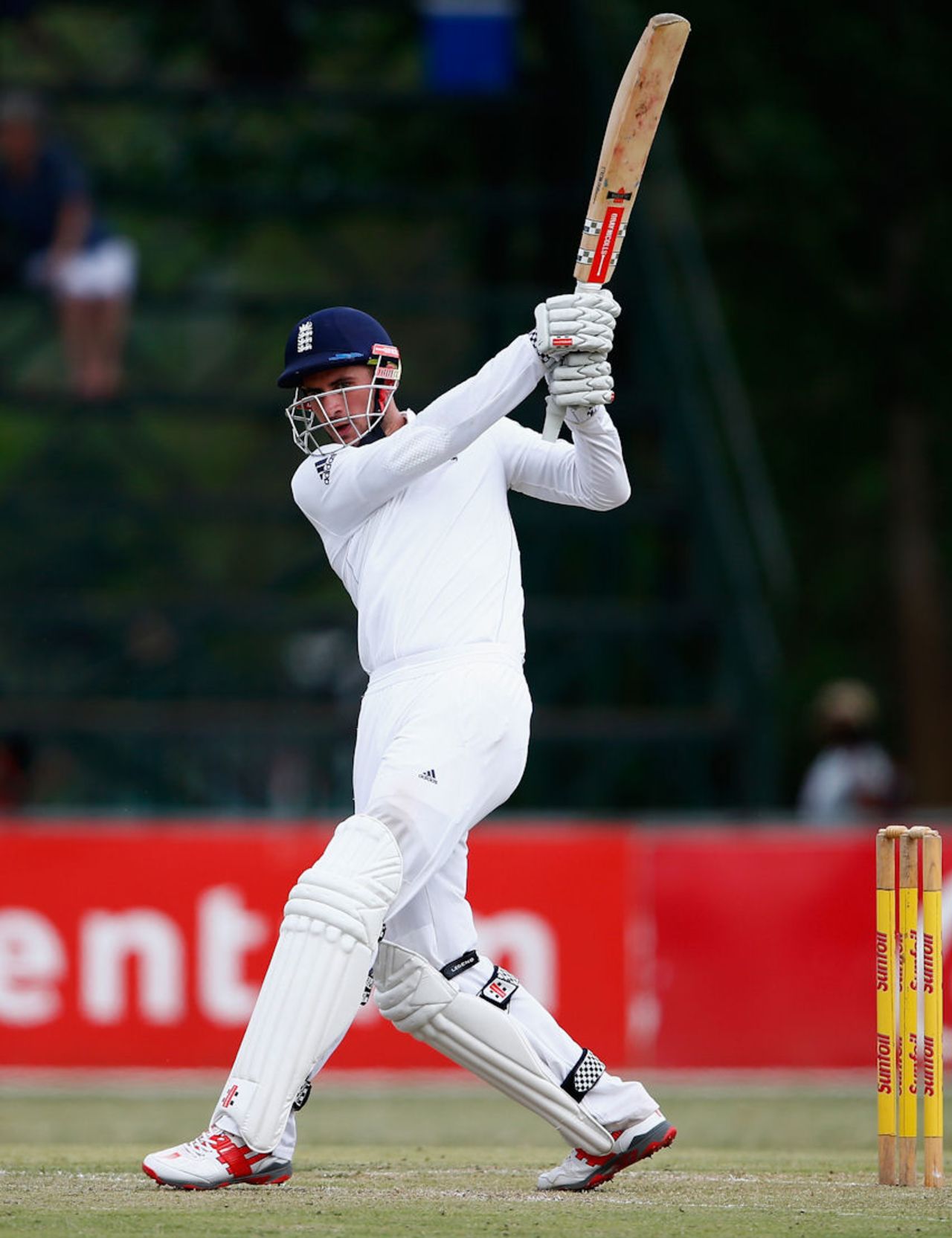 Alex Hales hits out, South Africa A v England,. Pietermaritzburg, December 20, 2015