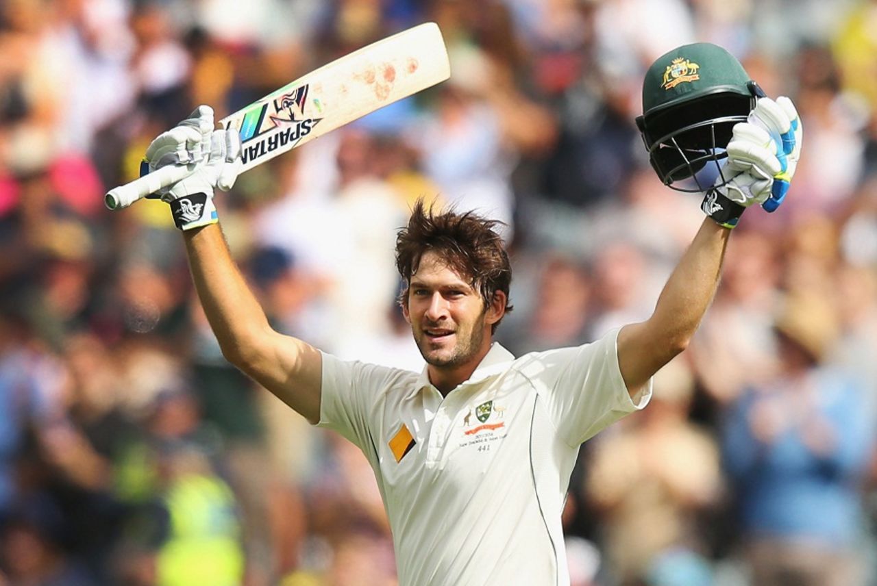 Joe Burns reached his second Test hundred on Boxing Day, Australia v West Indies, 2nd Test, 1st day, Melbourne, December 26, 2015