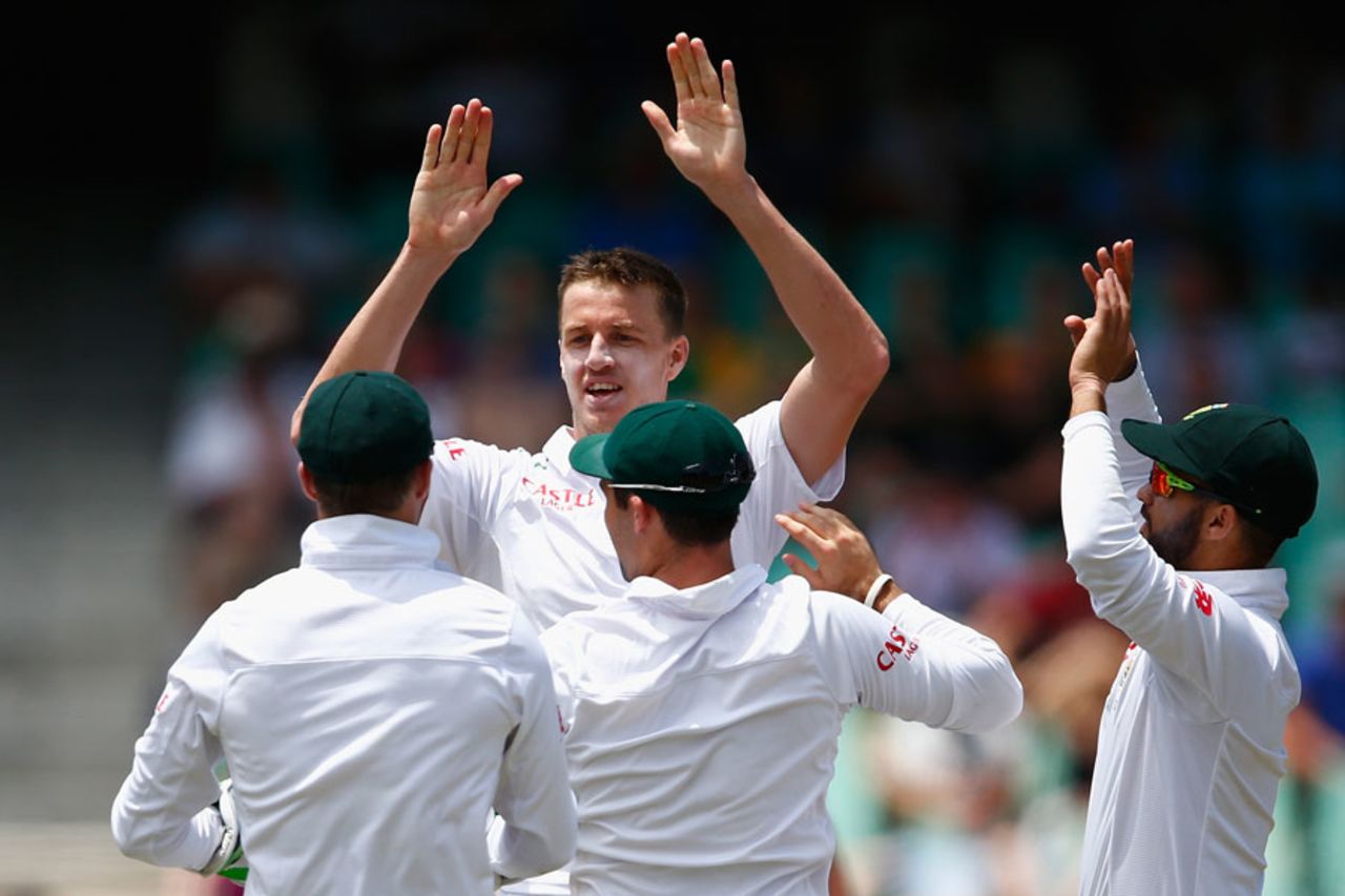 Morne Morkel claimed the key scalp of Nick Compton for 85, South Africa v England, 1st Test, Durban, 2nd day, December 27, 2015