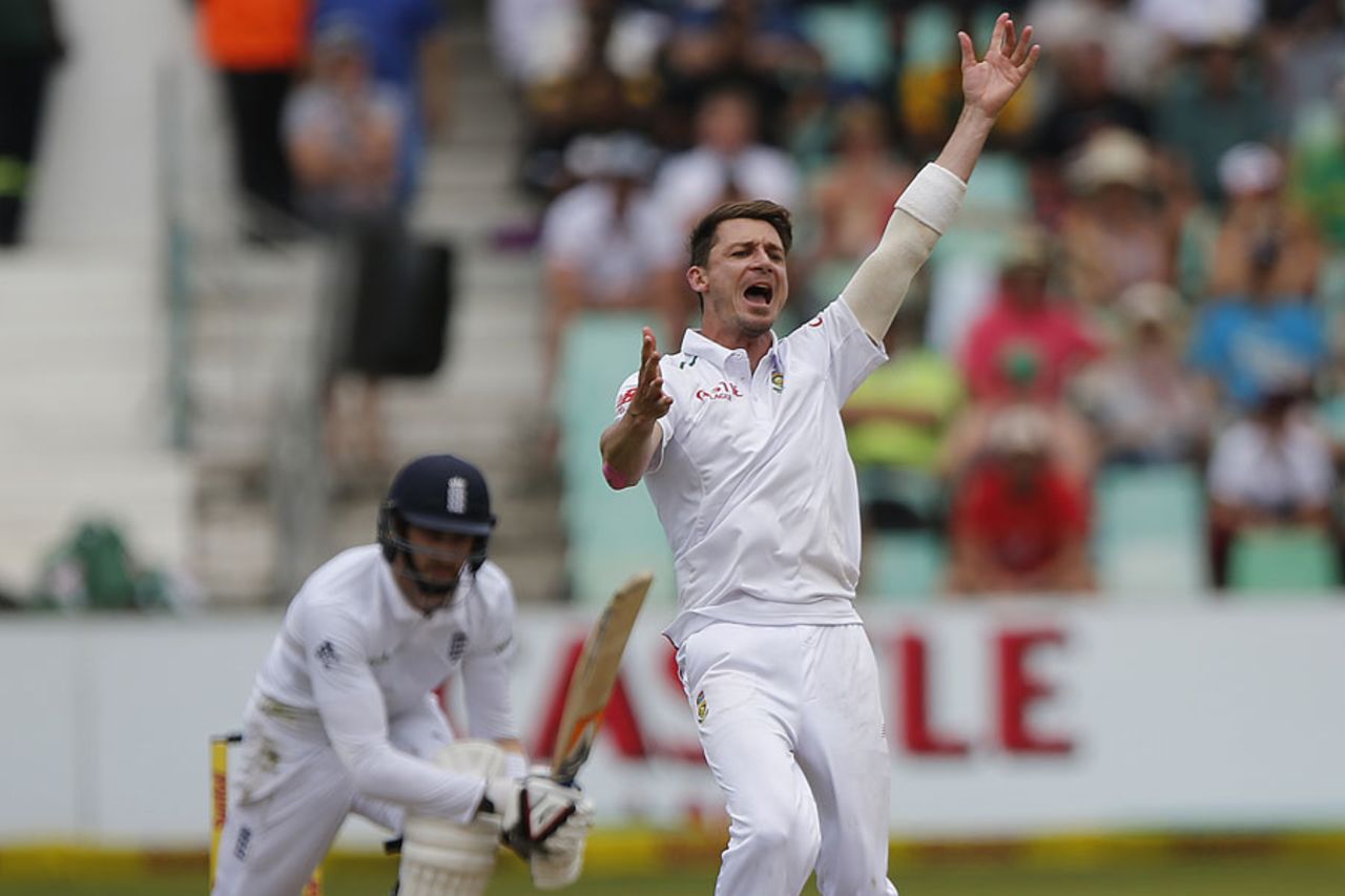 Dale Steyn finished off the England innings, South Africa v England, 1st Test, Durban, 2nd day, December 27, 2015