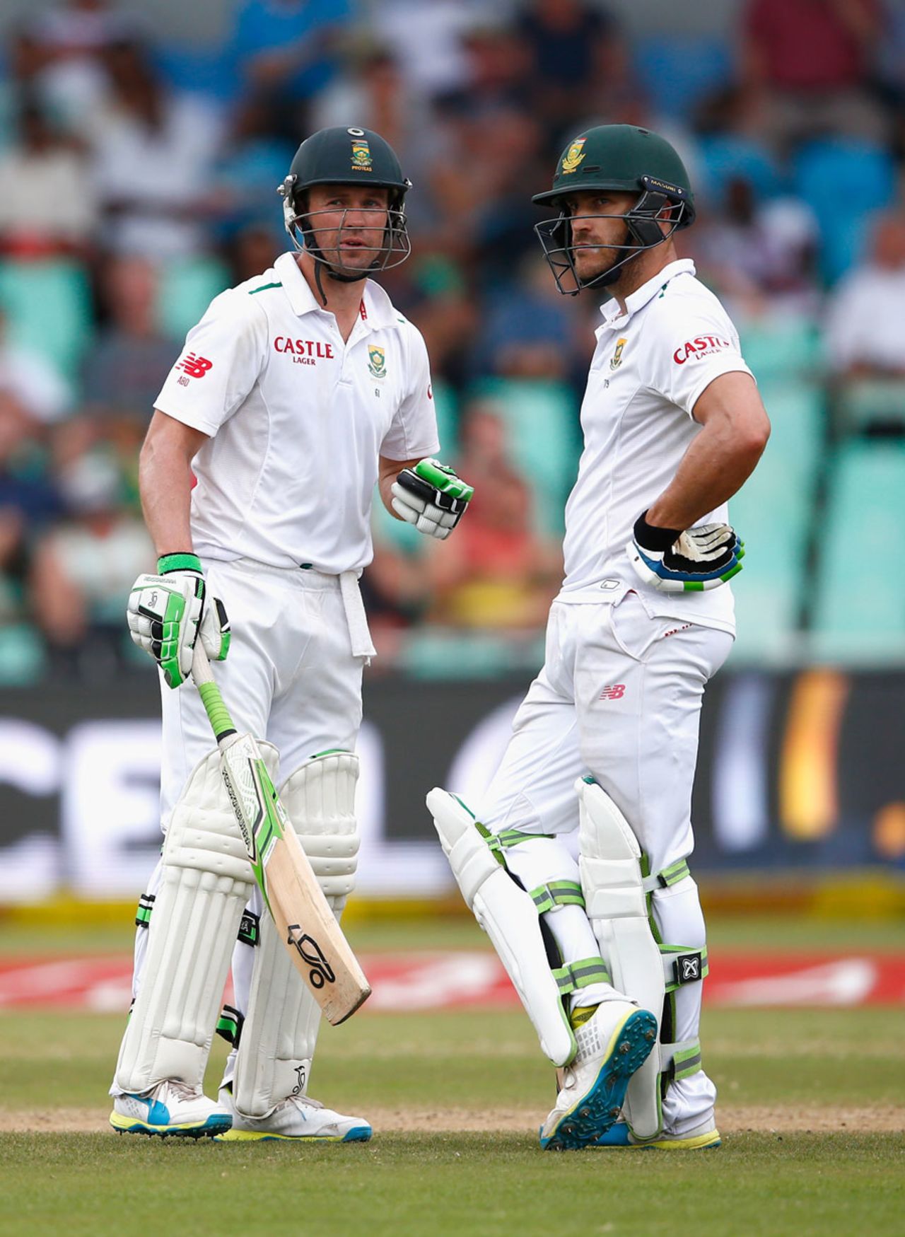 AB de Villiers and Faf du Plessis spent almost 24 overs adding 48 together, South Africa v England, 1st Test, Durban, 4th day, December 29, 2015