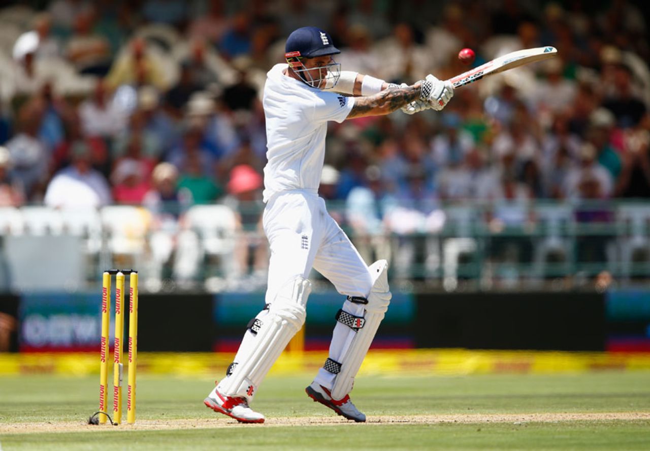 Alex Hales reached lunch on 38 not out, South Africa v England, 2nd Test, Cape Town, 1st day, January 2, 2016