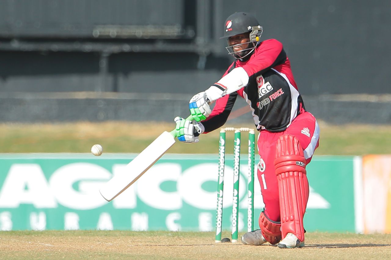Kyle Hope hits the winning runs after registering his maiden List A fifty, Trinidad & Tobago v Barbados, Nagico Super50 2016, Port-of-Spain, January 9, 2016