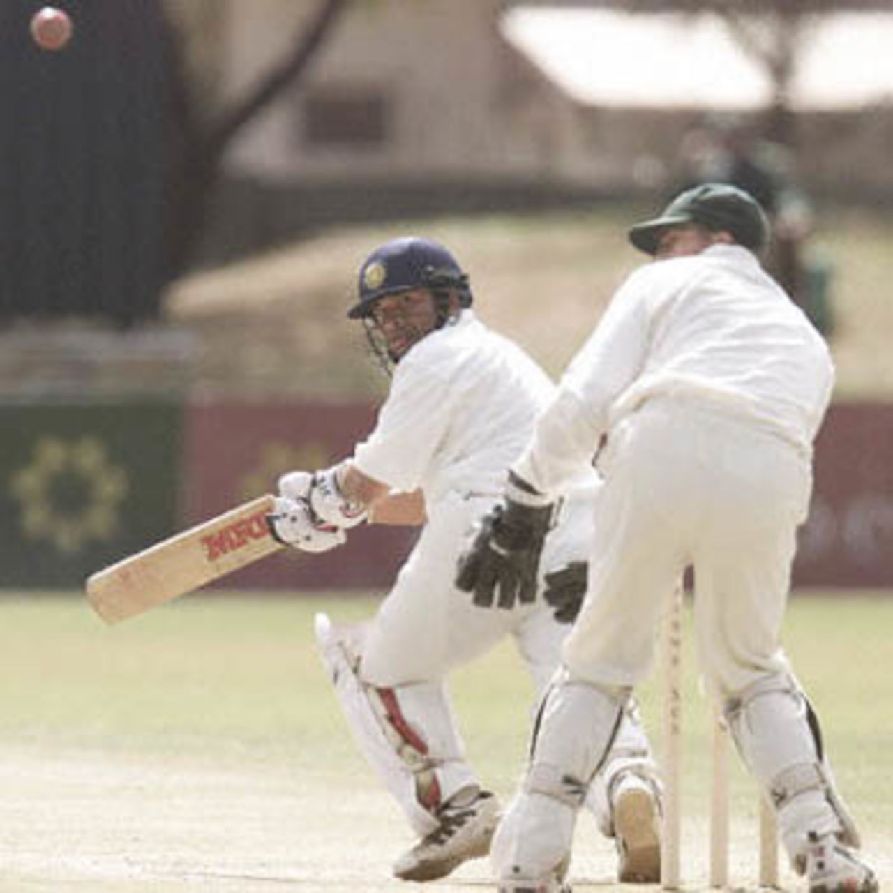 8 June 2001: India in Zimbabwe, 2001, 1st Test, Zimbabwe v India, Queens Sports Club, Bulawayo, 7-11 June 2001(Day 2).