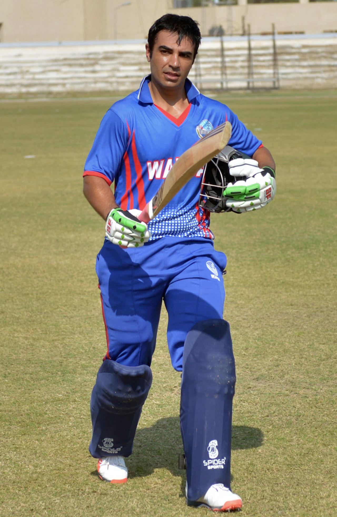 Salman Butt walks back after his hundred, FATA v WAPDA, National One Day Cup 2015-16, Hyderabad, January 10, 2016