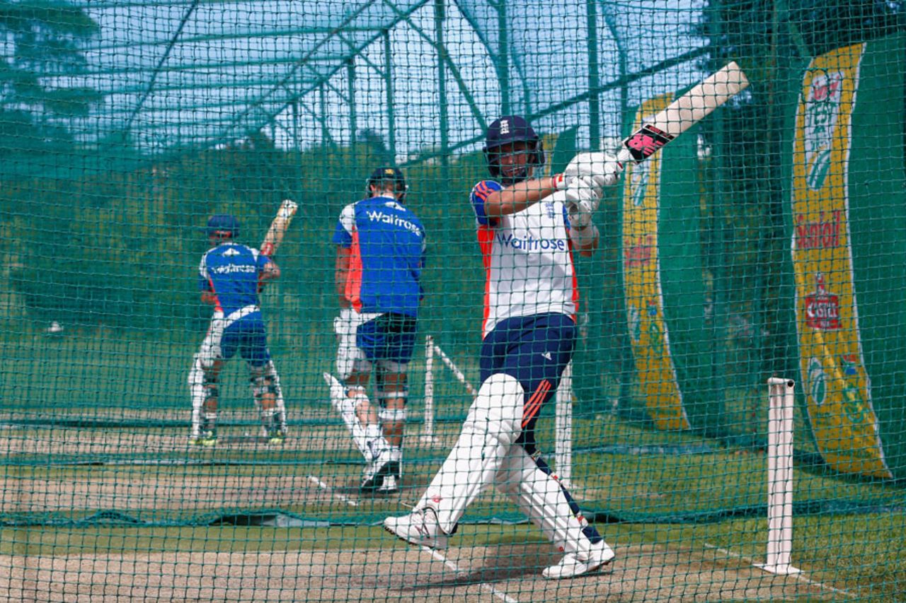 Joe Root in the nets at the Wanderers, South Africa v England, 3rd Test, Johannesburg, January 12, 2016