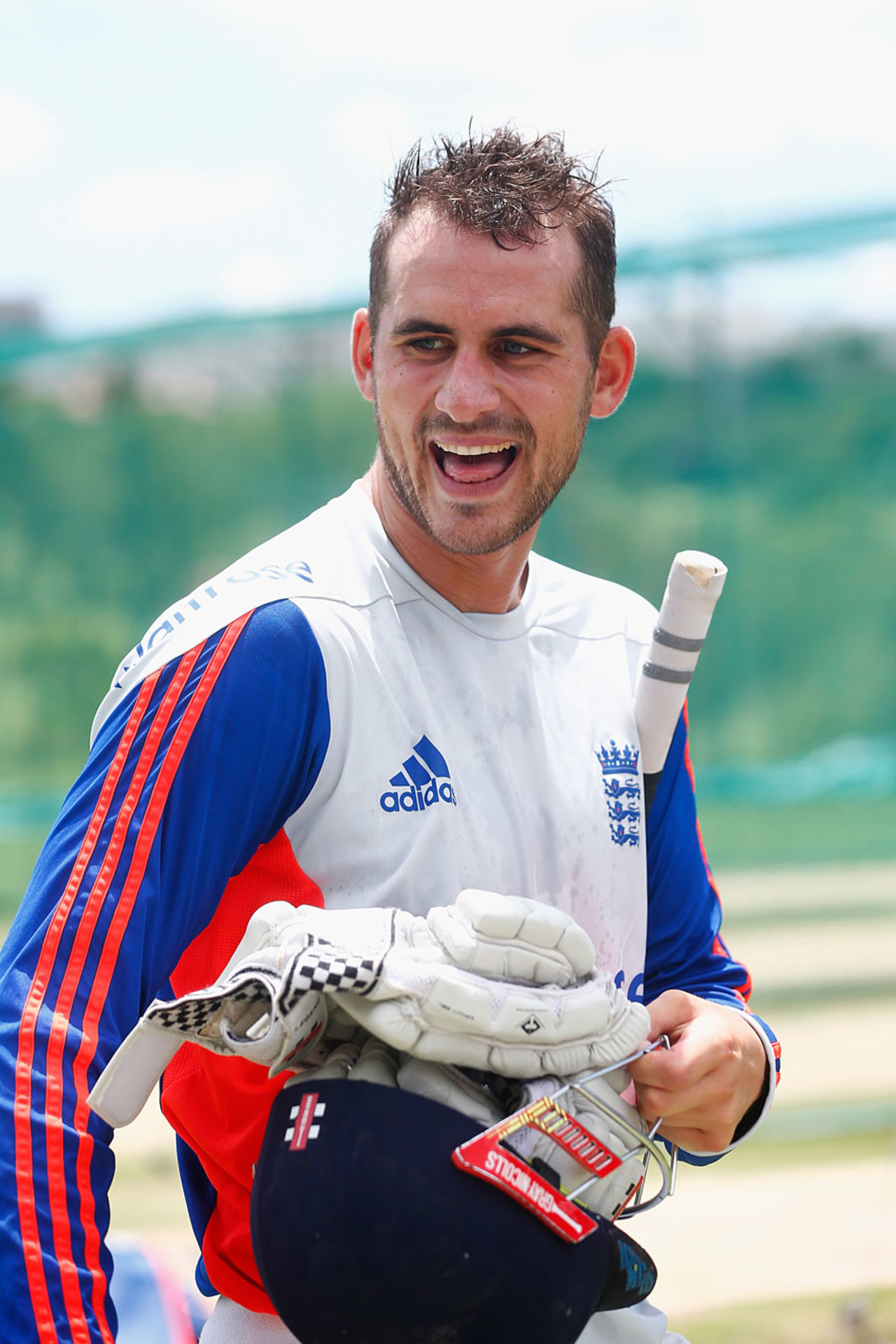 Alex Hales did not appear too concerned by his bad throat, Johannesburg, January 13, 2016