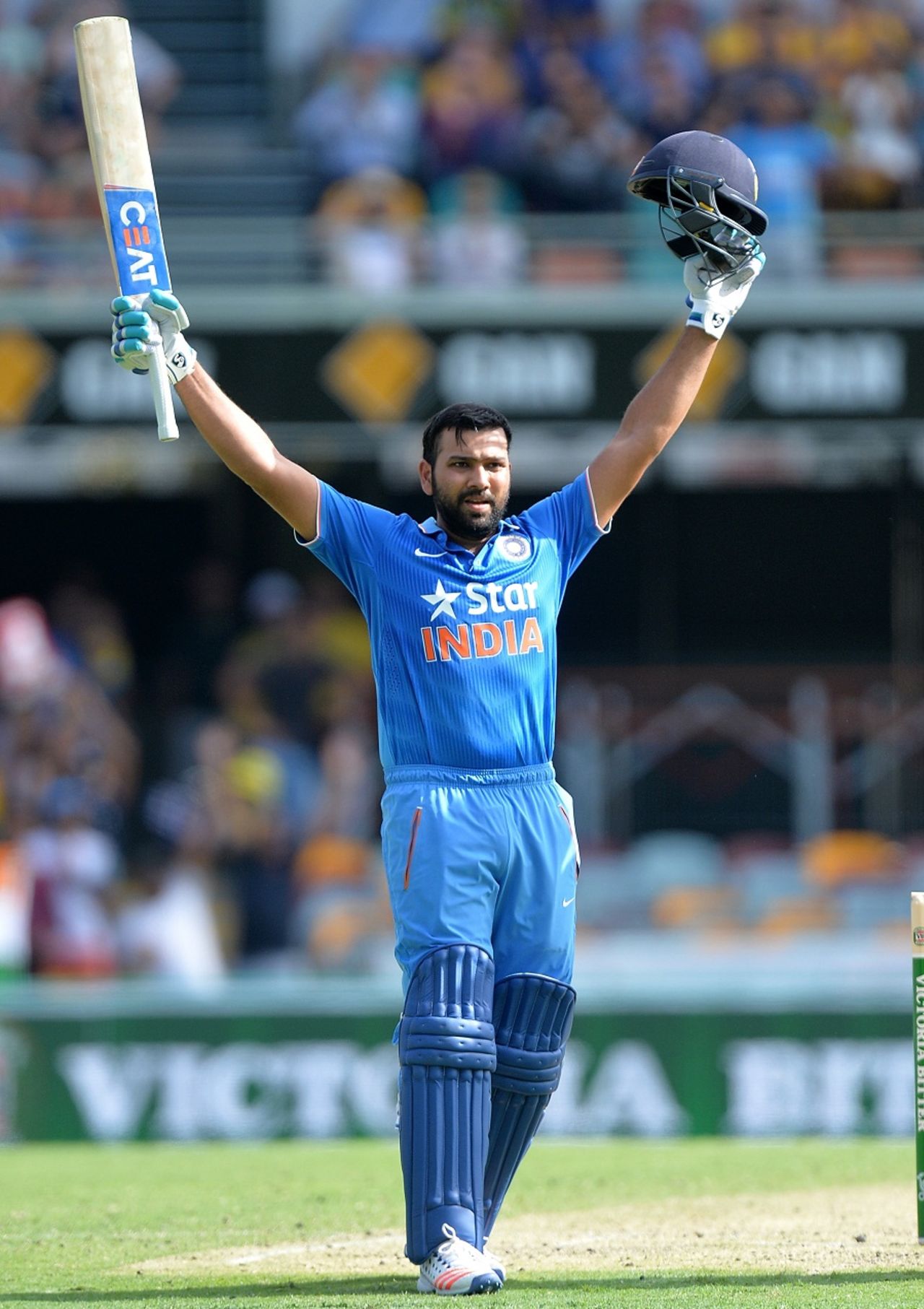 Rohit Sharma scored his second consecutive century, Australia v India, 2nd ODI, Brisbane, January 15, 2016