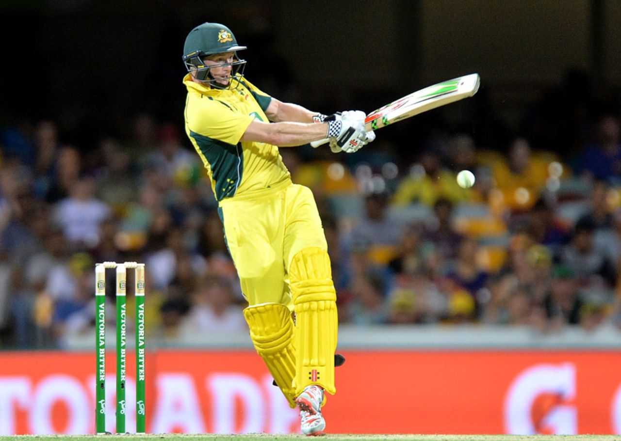 George Bailey launched a calculated fifty, Australia v India, 2nd ODI, Brisbane, January 15, 2016