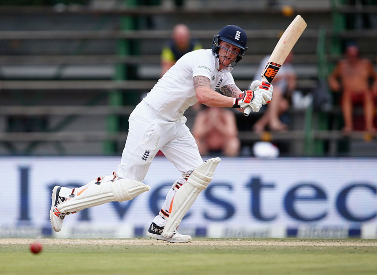 Ben Stokes sped to another fifty from 46 balls, South Africa v England, 3rd Test, Johannesburg, 2nd day, January 15, 2016