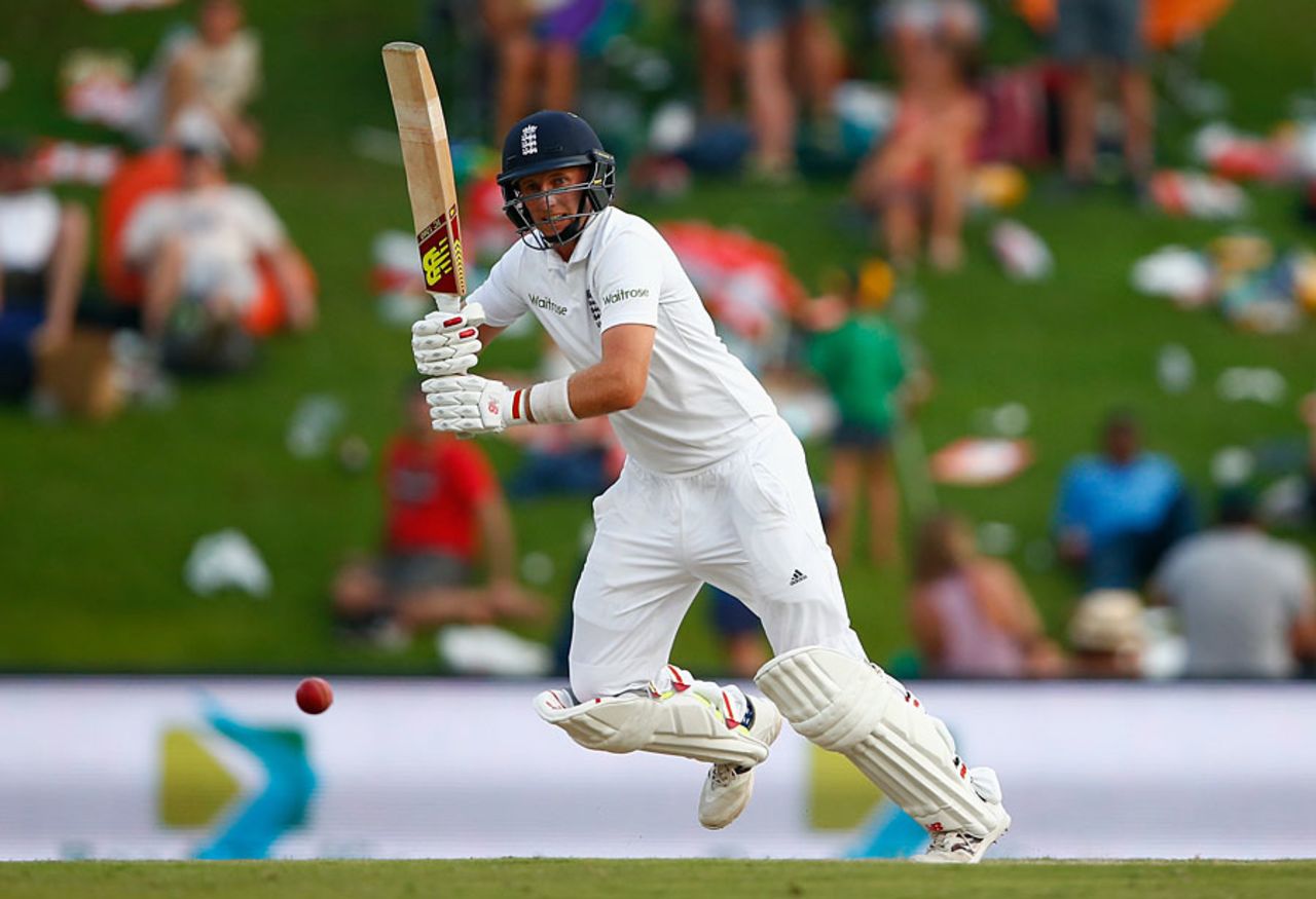 Joe Root clips through the leg side, South Africa v England, 4th Test, Centurion, 2nd day, January 23, 2016