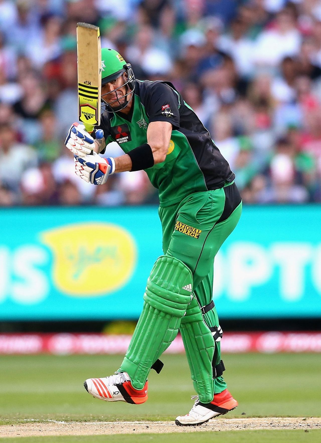 Kevin Pietersen flicked his first ball for four, Melbourne Stars v Sydney Thunder, BBL final 2015-16, Melbourne, January 24, 2016