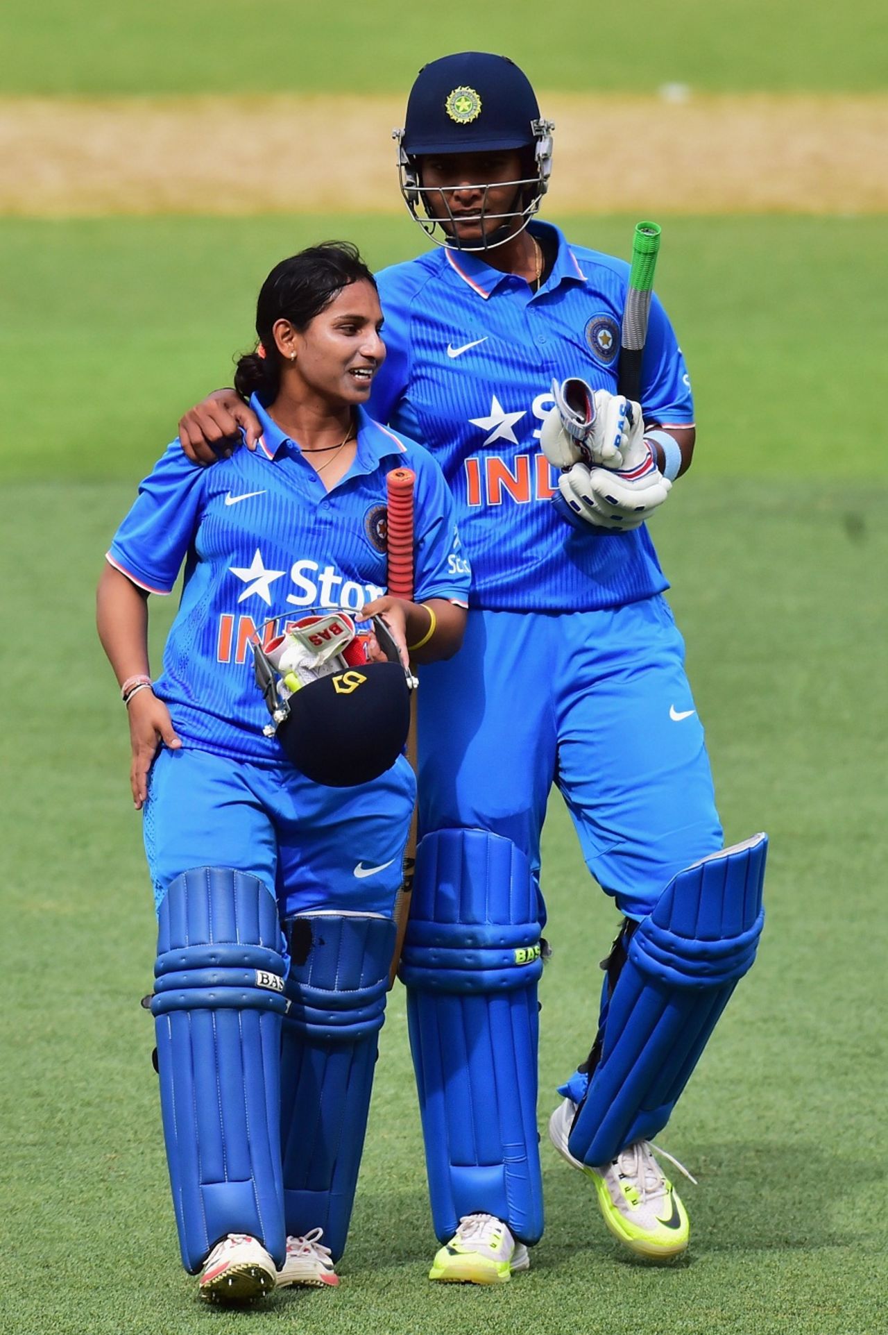 Anuja Patil and Shikha Pandey sealed the chase for India, Australia v India, 1st Women's T20, Adelaide, January 26, 2016