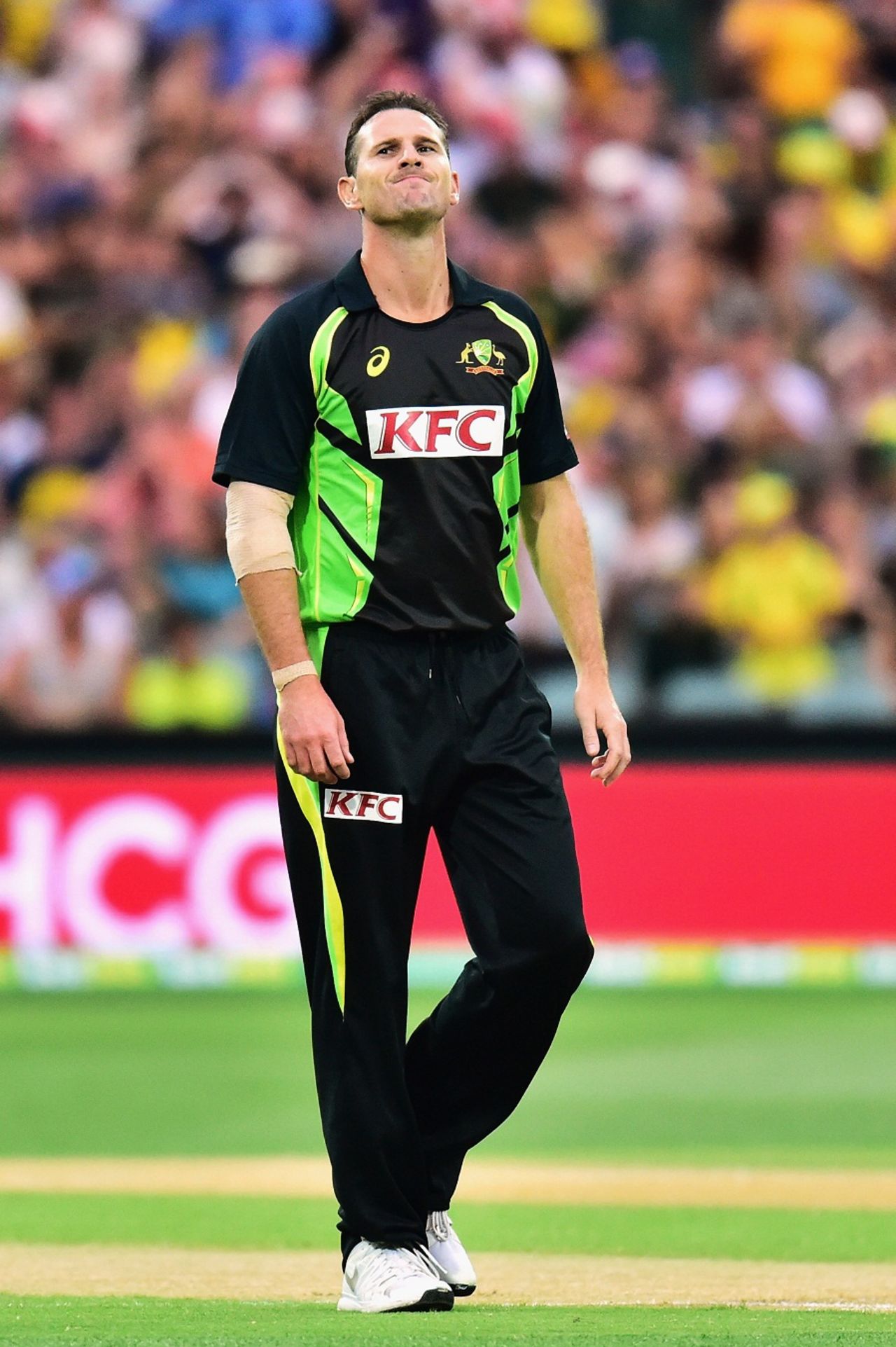 Shaun Tait had an expensive first spell, Australia v India, 1st T20 international, Adelaide, January 26, 2016