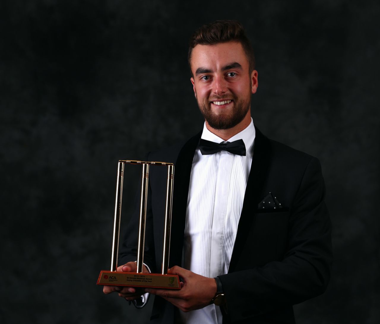 South Australia batsman Alex Ross was named the Bradman Young Cricketer of the Year, Melbourne, January 27, 2016