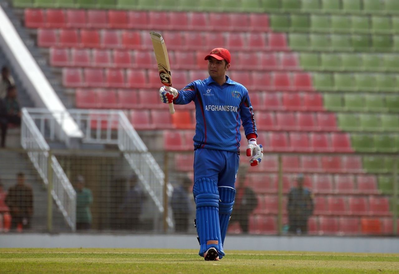 Tariq Stanikzai struck a half-century in a losing cause, Pakistan v Afghanistan, Under-19 World Cup 2016, Sylhet, January 28, 2016