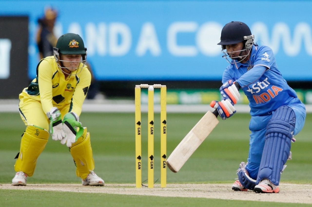 Mithali Raj made 37 off 32 balls, Australia v India, 2nd women's T20I, Melbourne, January 29, 2016