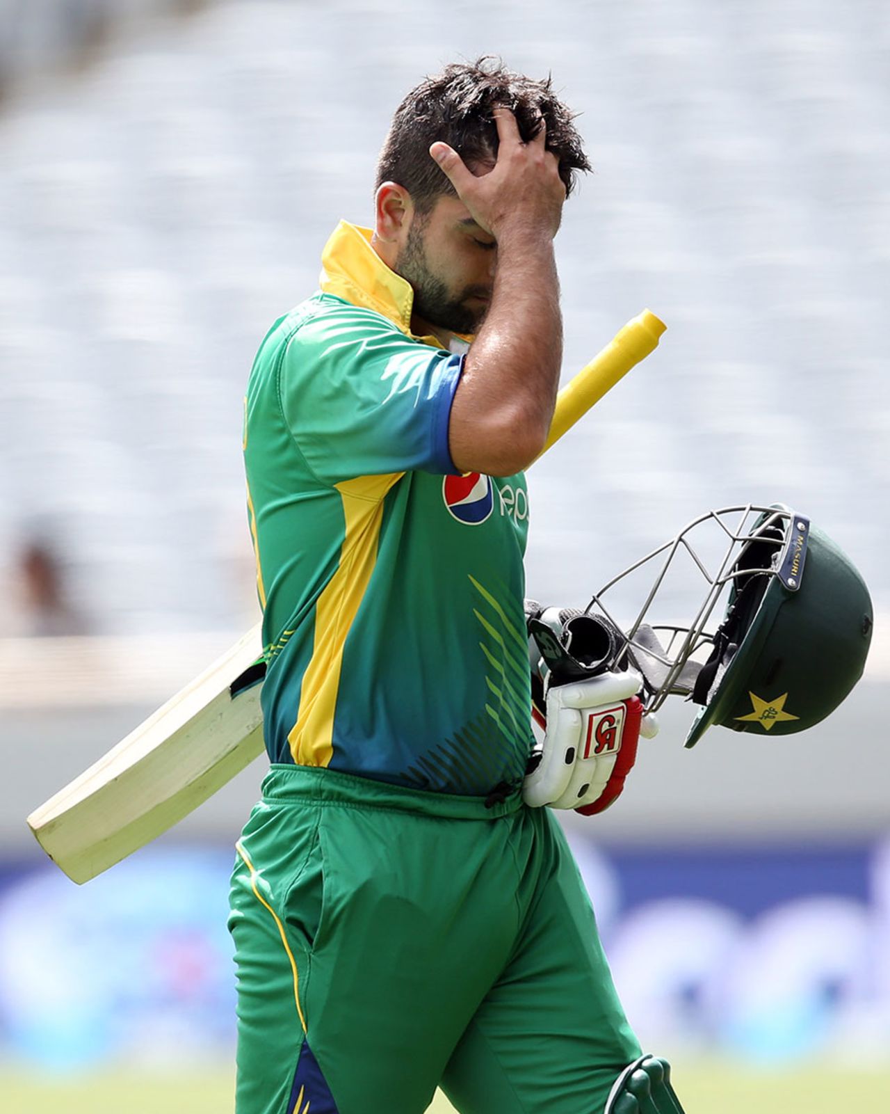 Ahmed Shehzad was out for 12, New Zealand v Pakistan, 3rd ODI, Auckland, January 31, 2016