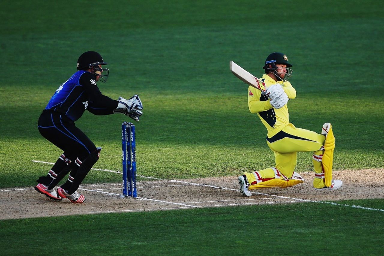 Matthew Wade top scored for his team with 37, New Zealand v Australia, 1st ODI, Auckland, February 3, 2016