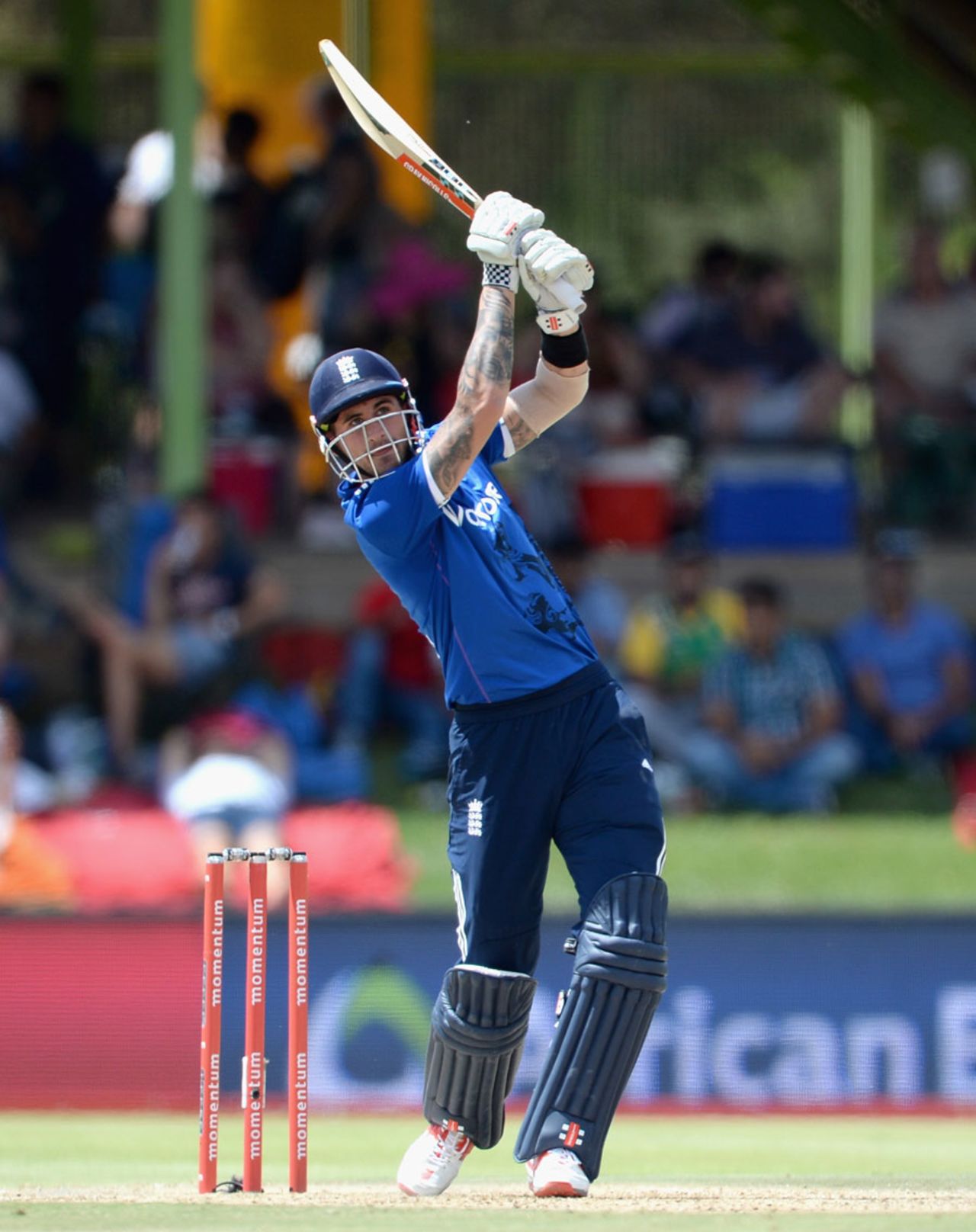 Alex Hales found some form with 57 off 47 balls, South Africa v England, 1st ODI, Bloemfontein, February 3, 2016