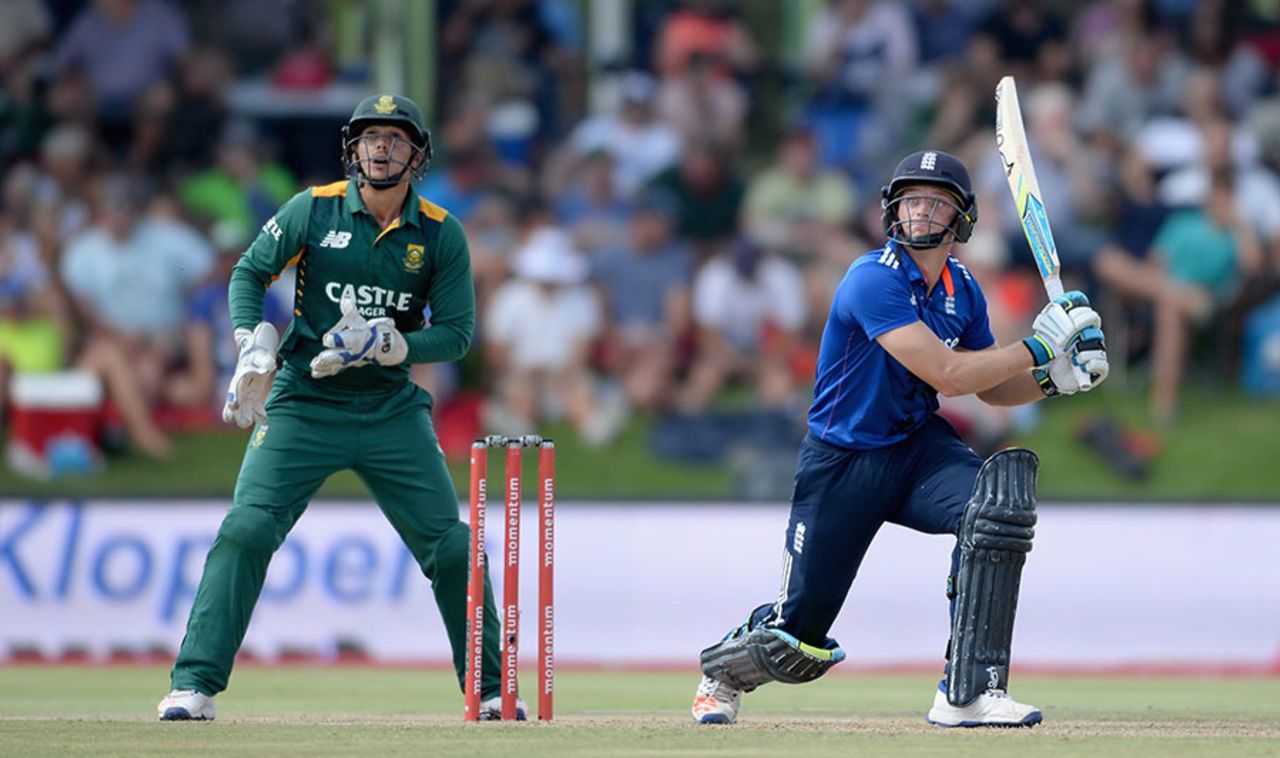 Jos Buttler muscled his way to his fourth ODI hundred, South Africa v England, 1st ODI, Bloemfontein, February 3, 2016