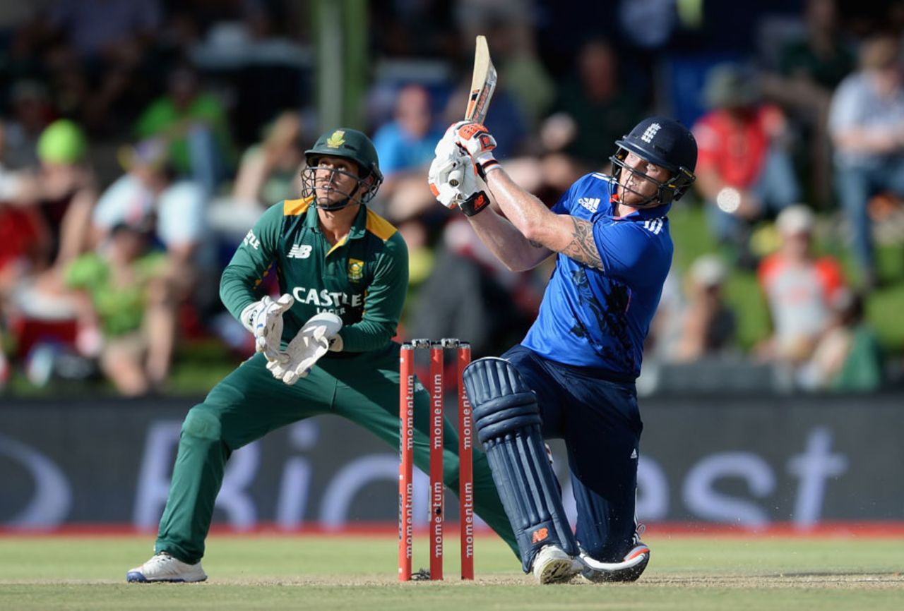 Ben Stokes hammered a half-century, South Africa v England, 1st ODI, Bloemfontein, February 3, 2016