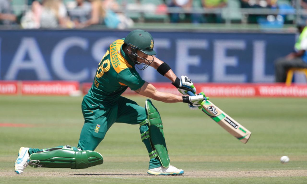Faf du Plessis made 46 from 48 balls, South Africa v England, 2nd ODI, Port Elizabeth, February 6, 2016
