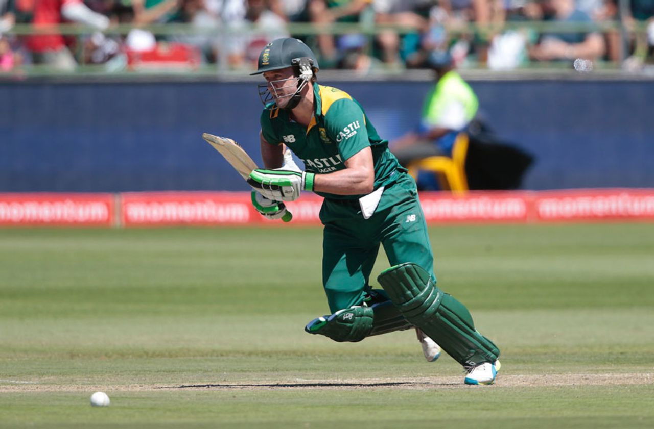 AB de Villiers' innings was full of hard running, South Africa v England, 2nd ODI, Port Elizabeth, February 6, 2016