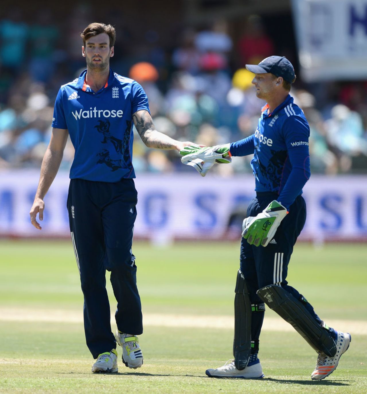 Reece Topley finished with his best ODI figures of 4 for 50, South Africa v England, 2nd ODI, Port Elizabeth, February 6, 2016