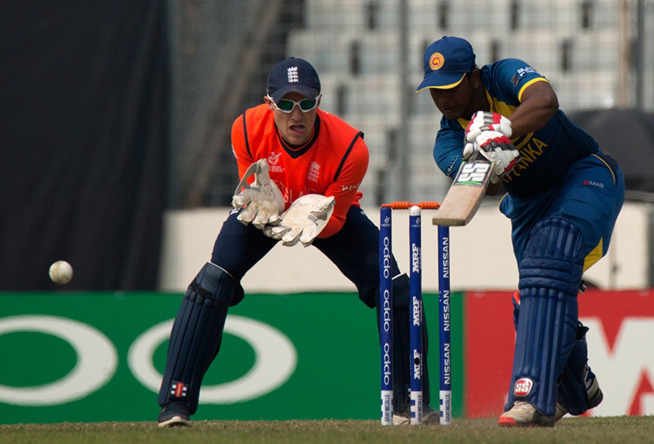 Sri Lanka Under-19s opener Avishka Fernando struck a steady 95, England v Sri Lanka, Under-19 World Cup 2016, quarter-final, Mirpur February 7, 2016
