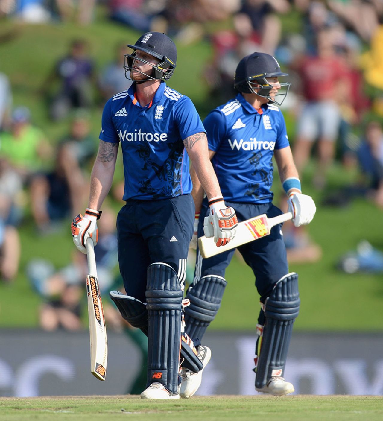 Joe Root was run out for 125 after a mix-up with Ben Stokes, South Africa v England, 3rd ODI, Centurion, February 9, 2016