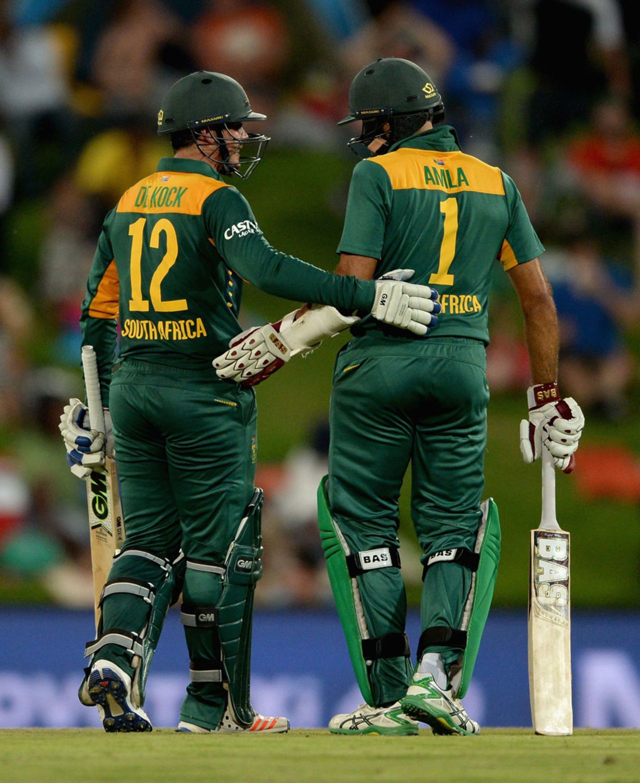 Quinton de Kock and Hashim Amla put on 239 for the first wicket, South Africa v England, 3rd ODI, Centurion, February 9, 2016