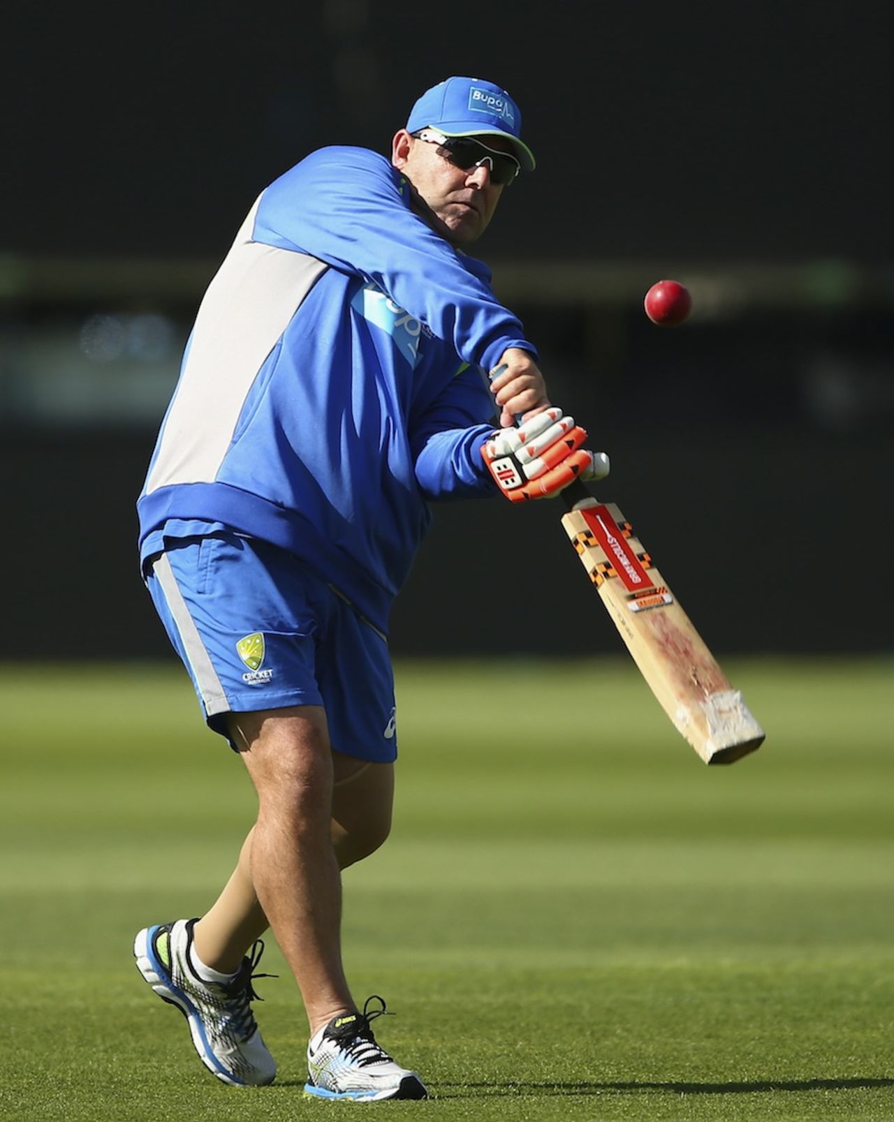 Darren Lehmann rejoined the team after getting treated for deep vein thrombosis, Wellington, February 10, 2016
