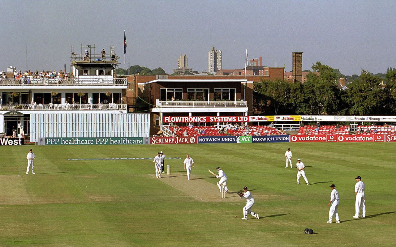 Action from a County Championship game at Grace Road, Leicestershire v Lancashire, County Championship, Division One, August 24, 2000