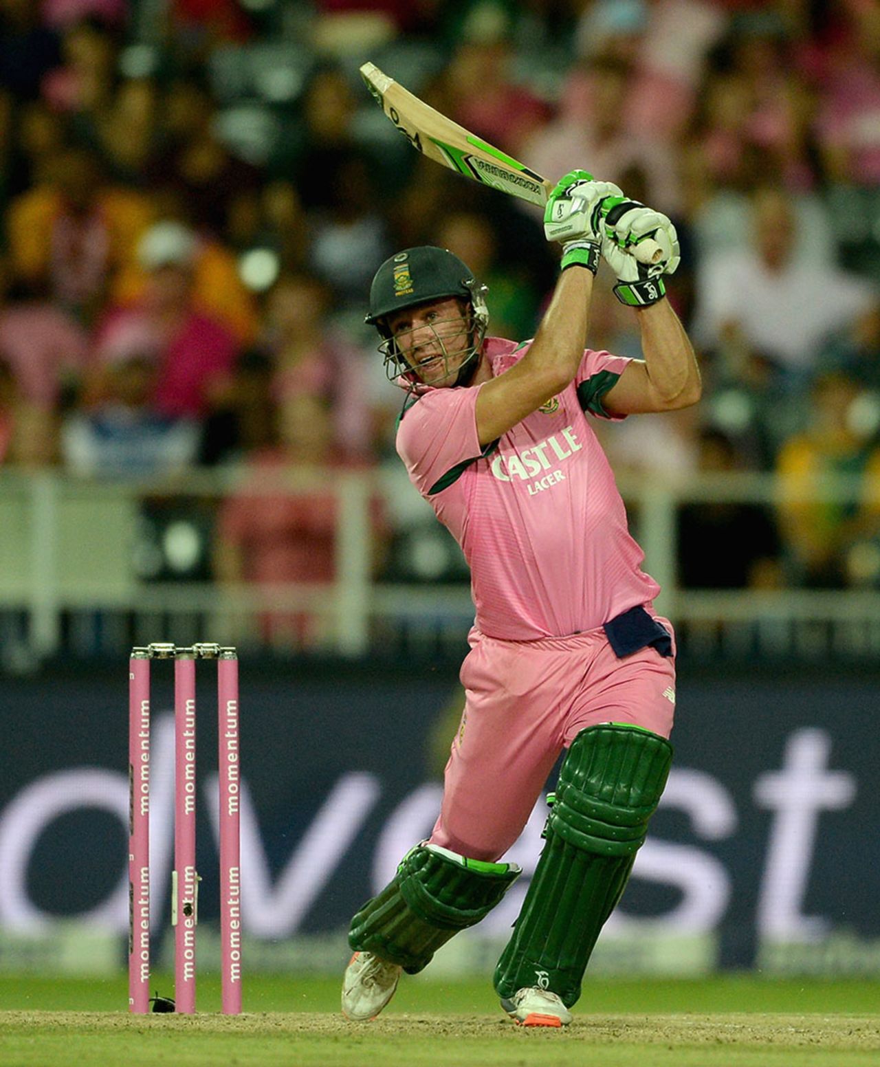 AB de Villiers was in sublime touch until he was run out for 36, South Africa v England, 4th ODI, Johannesburg, February 12, 2016