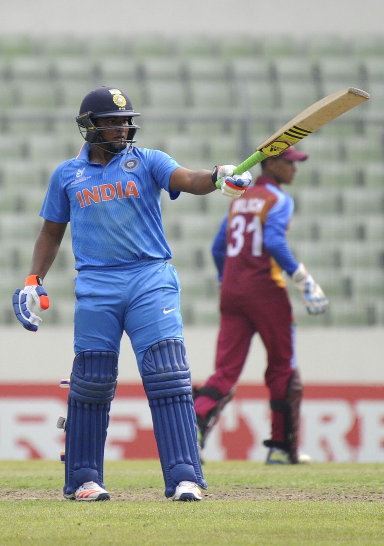 Sarfaraz Khan made a fighting fifty, India v West Indies, final, Under-19 World Cup, Mirpur, February 14, 2016