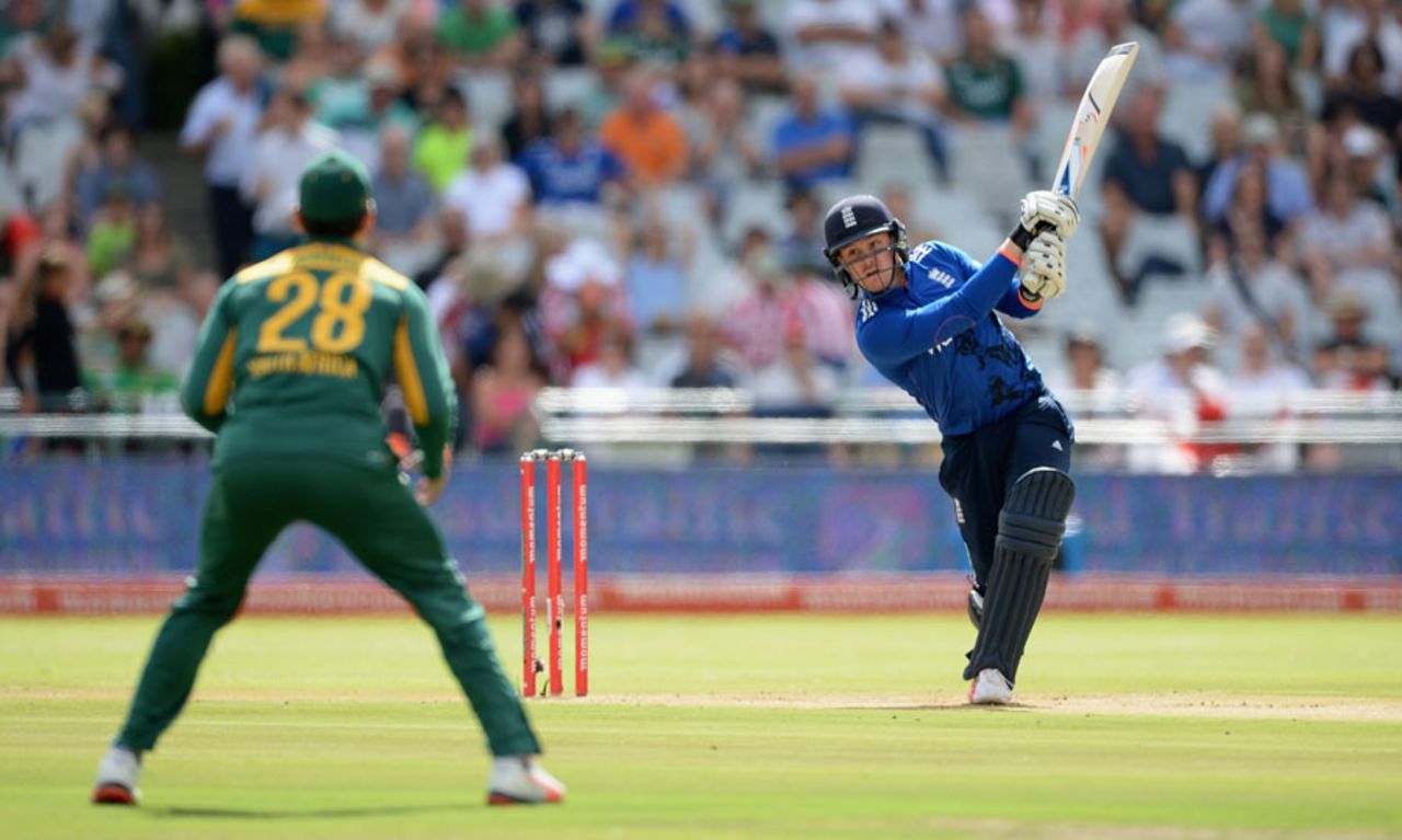 Jason Roy looked to get going but fell for 8, South Africa v England, 5th ODI, Cape Town, February 14, 2016
