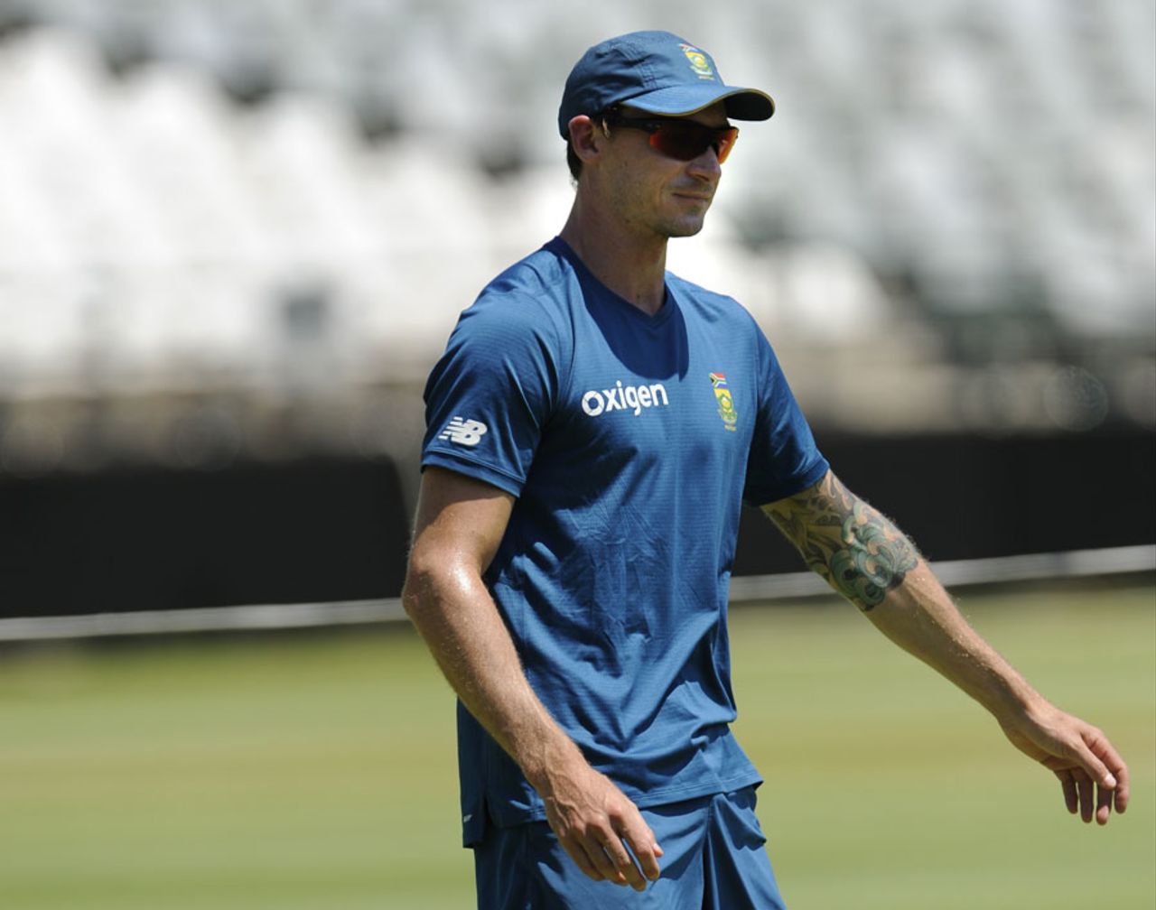 After diving with the sharks, Dale Steyn was back training with South Africa, Cape Town, February 17, 2016