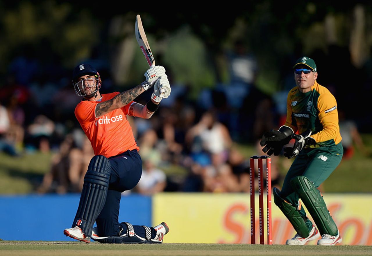 Alex Hales was quickly finding the boundary, South Africa A v England XI, Tour match, Paarl, February 17, 2016