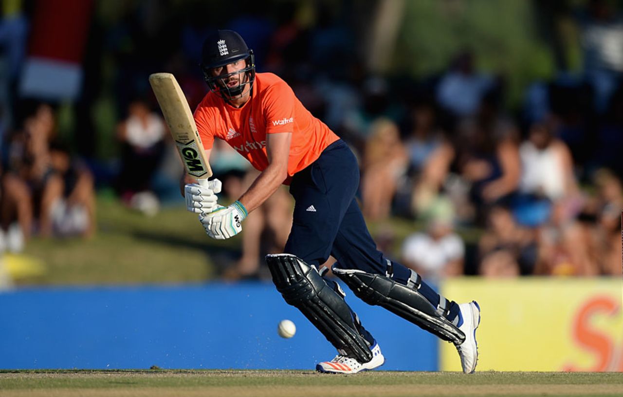 James Vince works through the leg side, South Africa A v England XI, Tour match, Paarl, February 17, 2016