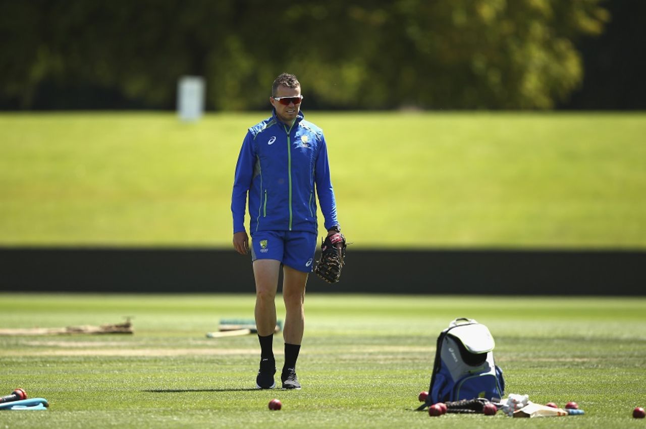 Peter Siddle has been ruled out of the second Test against New Zealand due to back pain, Christchurch, February 18, 2016
