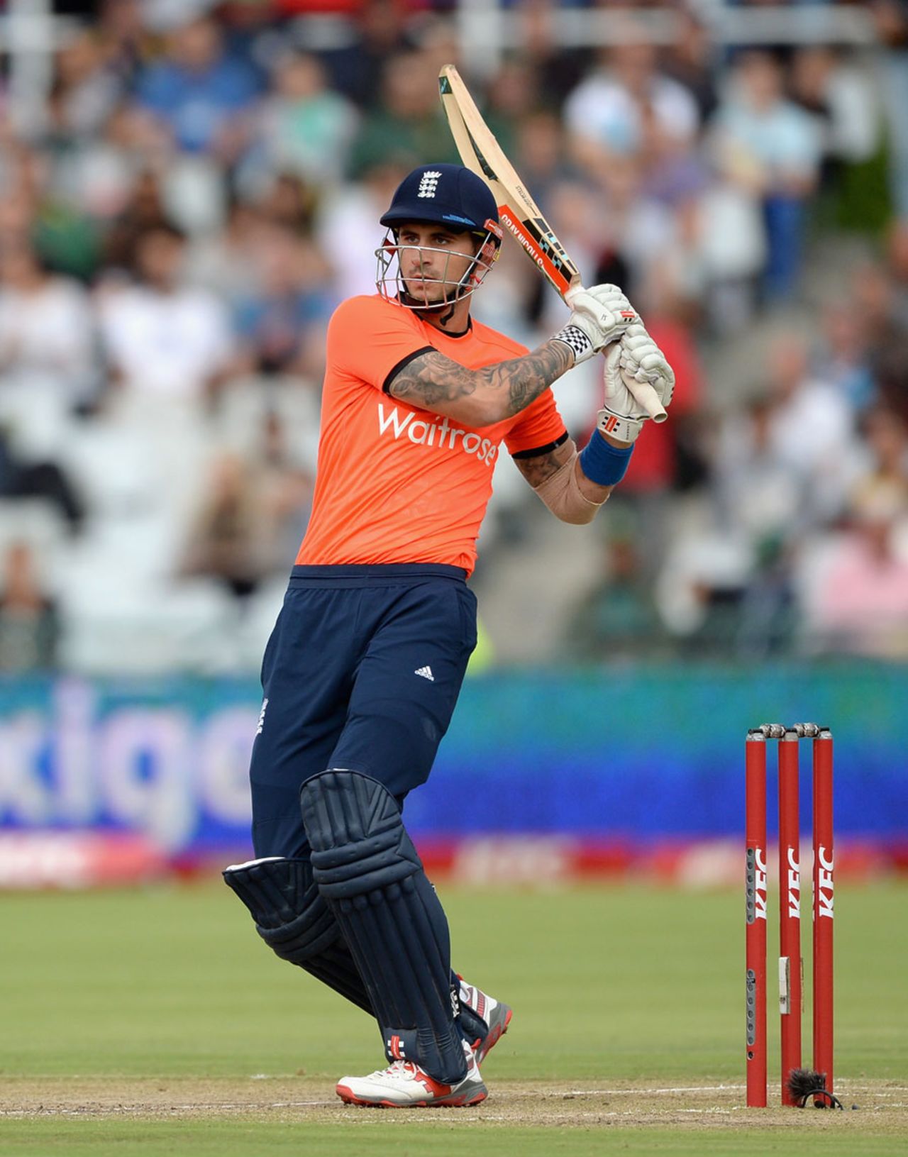 Alex Hales helped get England off to a good start, South Africa v England, 1st T20, Cape Town, February 19, 2016