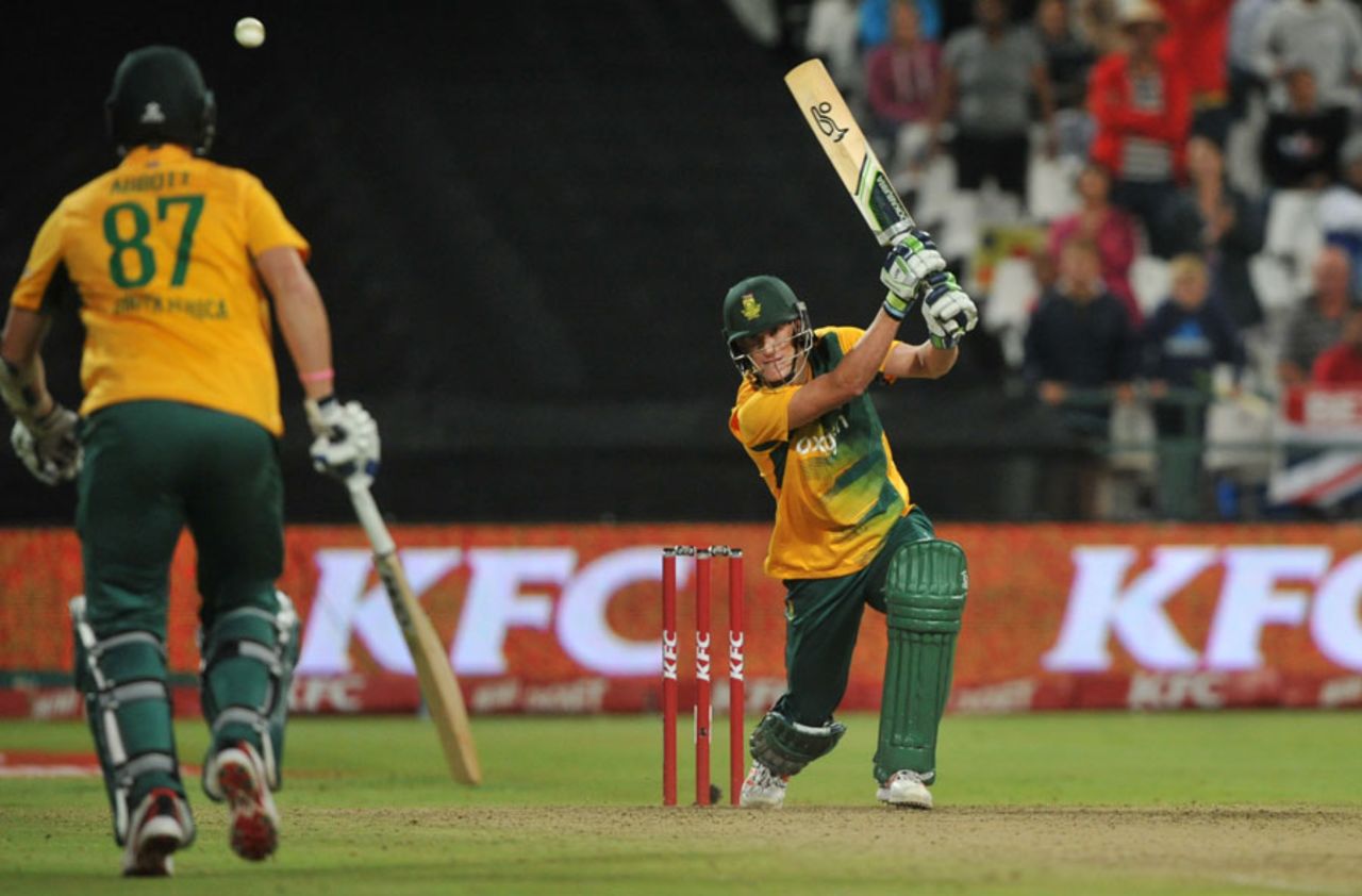Chris Morris rescued South Africa in the final over, South Africa v England, 1st T20, Cape Town, February 19, 2016