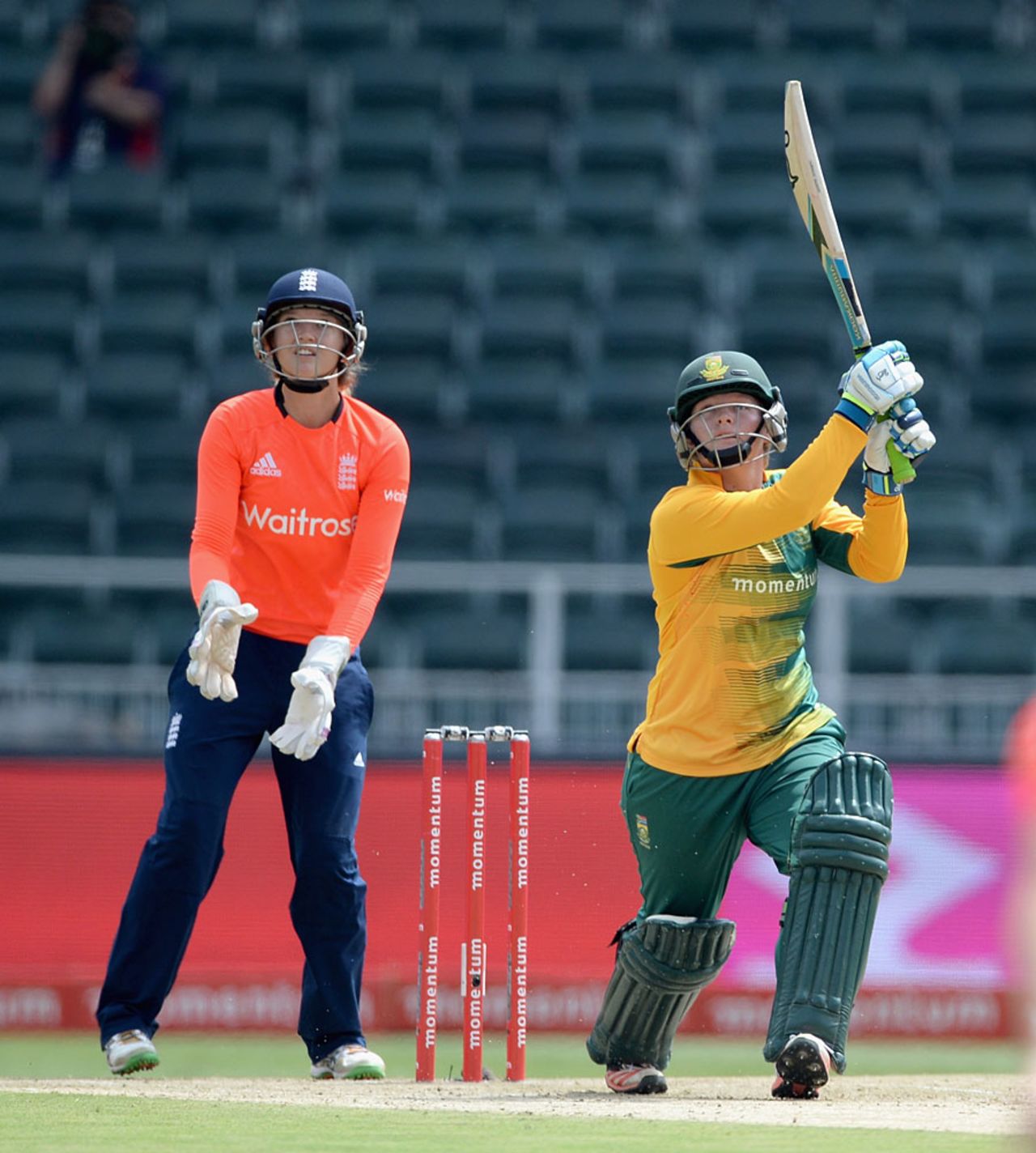 Lizelle Lee led South Africa's fightback with a career-best 69, South Africa Women v England Women, 3rd T20, Johannesburg, February 21, 2016