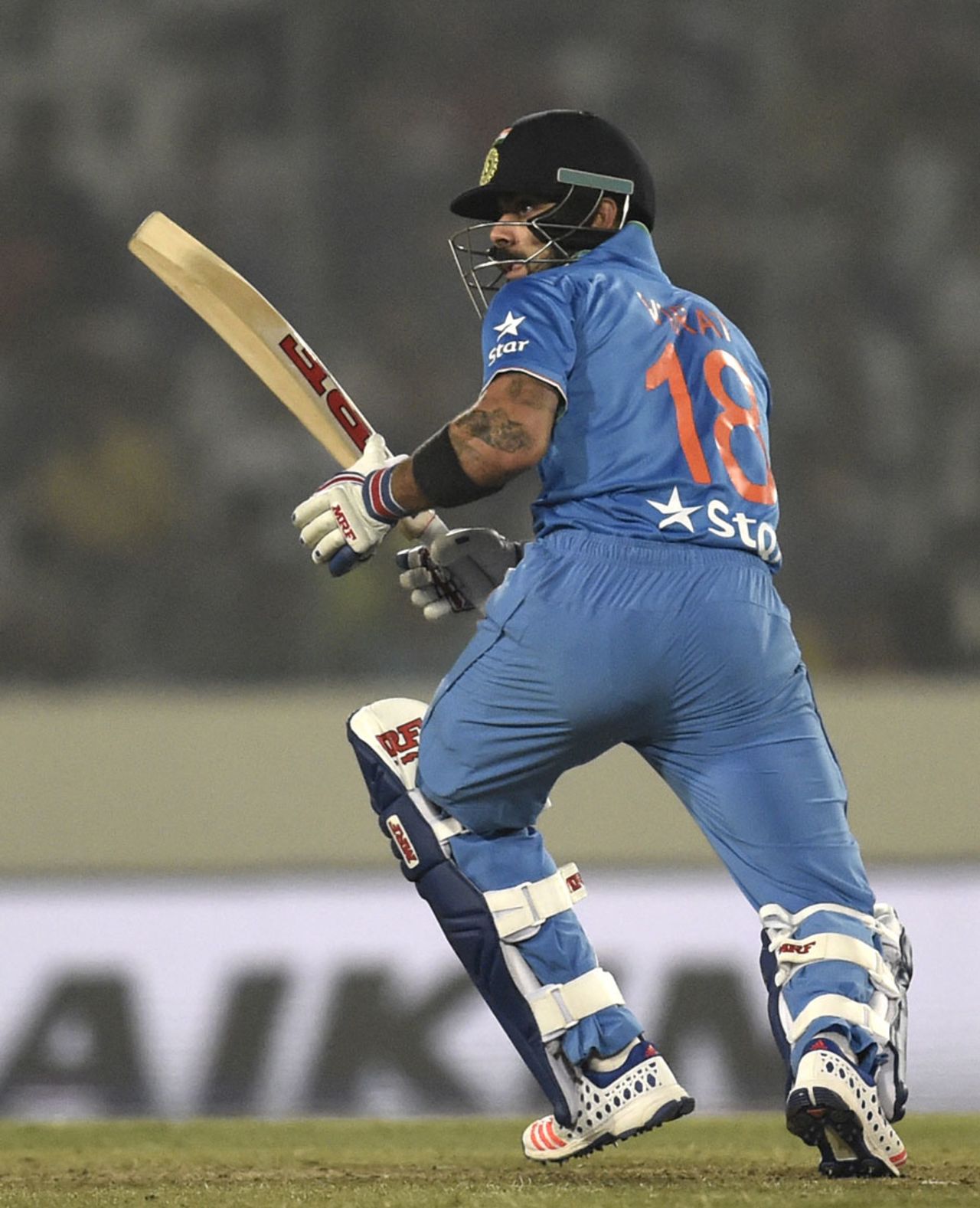 Virat Kohli made a match-winning 49, India v Pakistan, Asia Cup, Mirpur, February 27, 2016