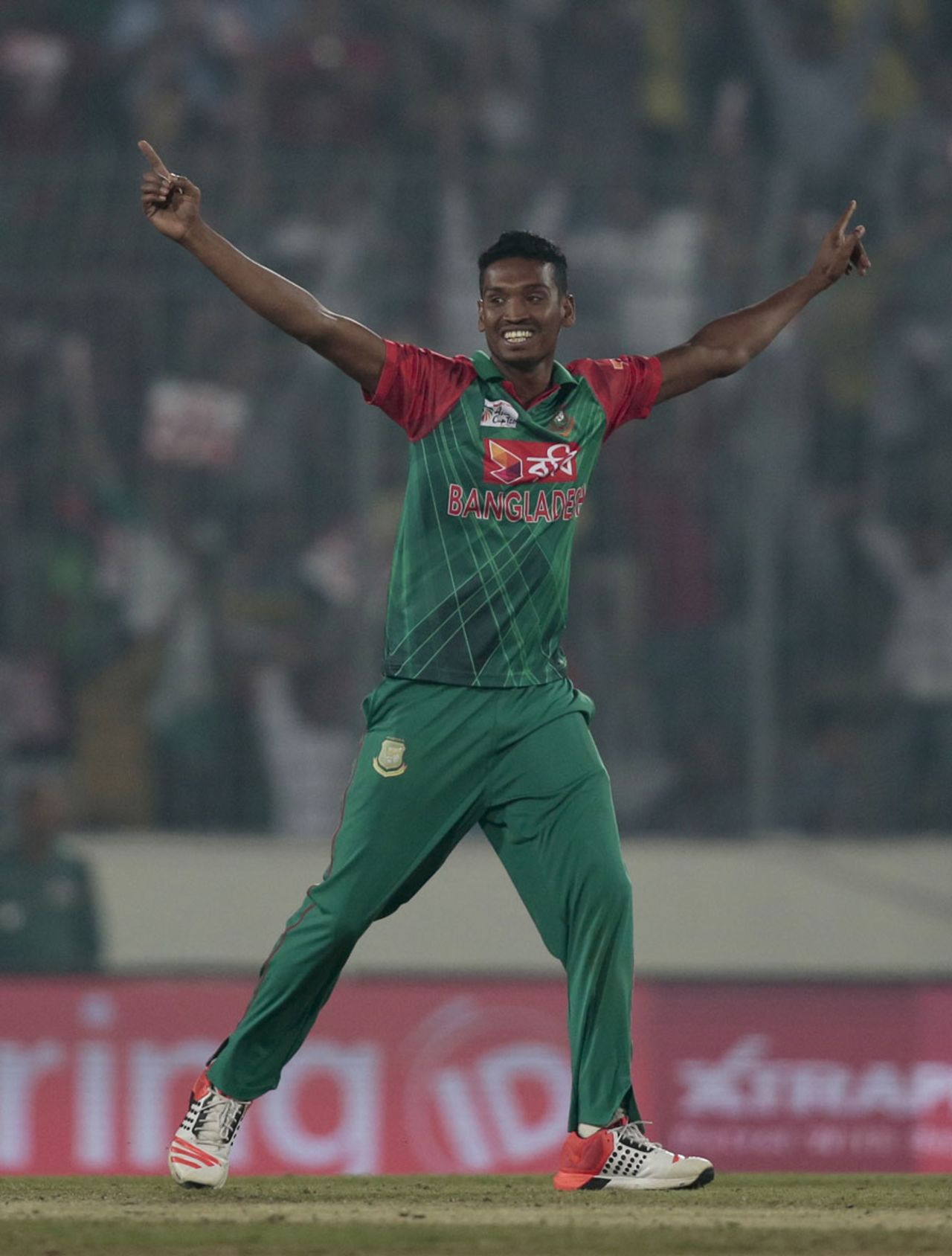 Al-Amin Hossain ended with 3 for 34, Bangladesh v Sri Lanka, Asia Cup T20, Mirpur, February 28, 2016