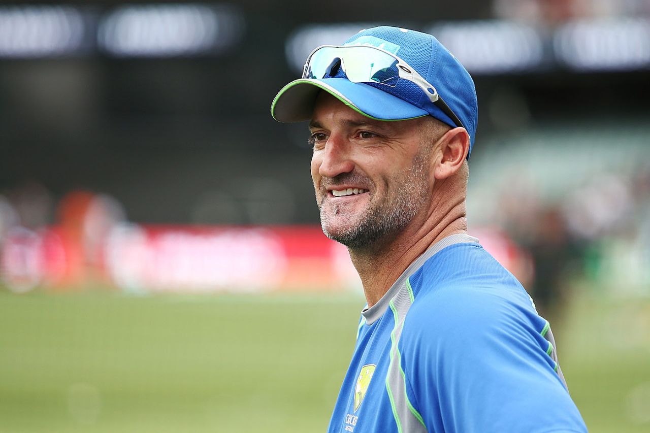 Michael Di Venuto looks on, Adelaide, January 26, 2016