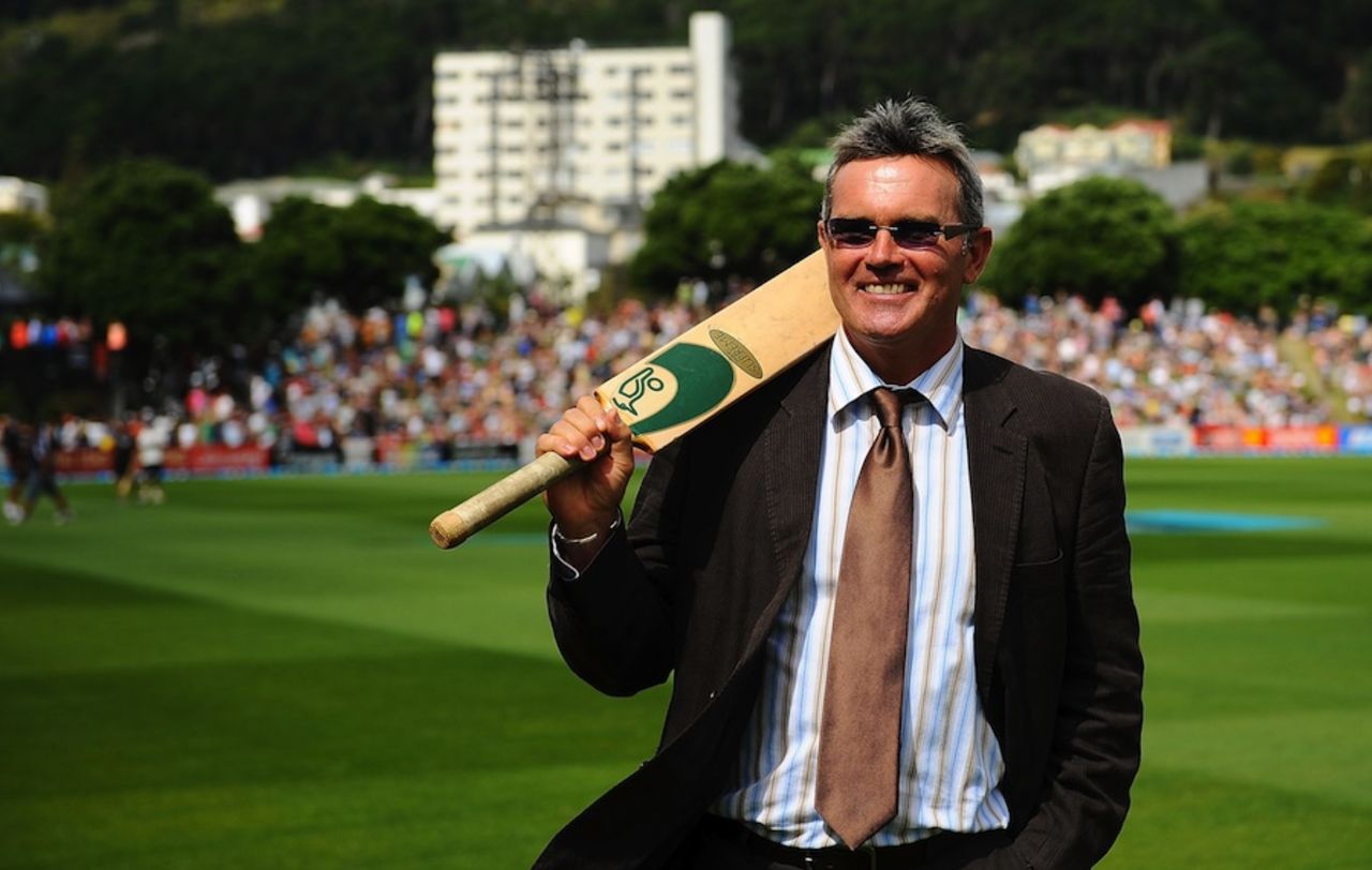 Martin Crowe at Basin Reserve a year before the World Cup, Wellington, February 15, 2014